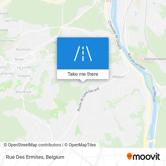 Street of the Hermits map