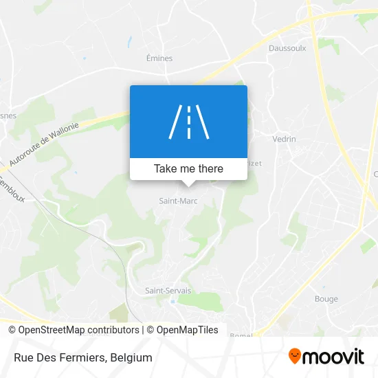 Street of the Farmers map