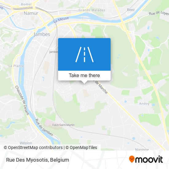 Rue Des Myosotis map