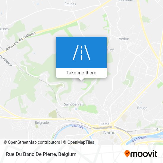 Rue Du Banc De Pierre plan