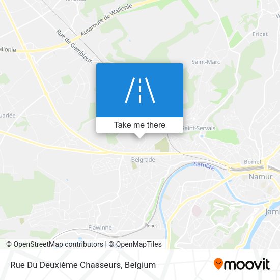 Rue Du Deuxième Chasseurs map