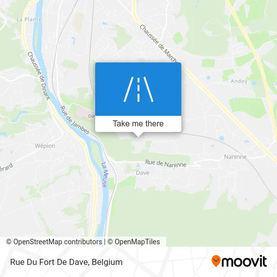 Fort of Dave Street map