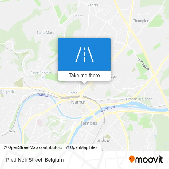 Pied Noir Street map