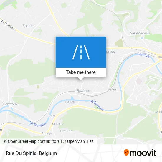 Rue Du Spinia map