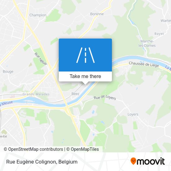 Rue Eugène Colignon map