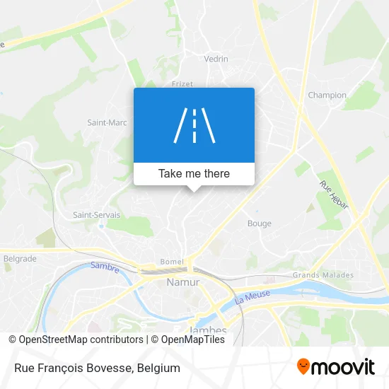 Rue François Bovesse map