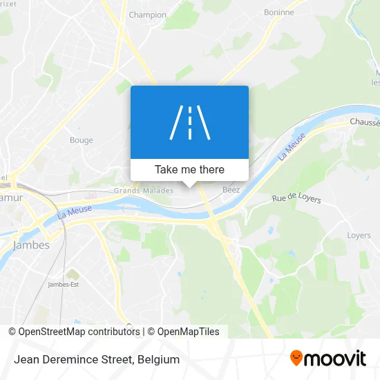 Jean Deremince Street map