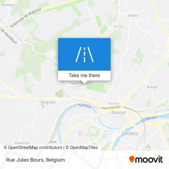 Jules Bours Street map