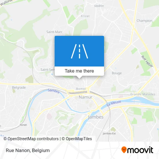 Rue Nanon map