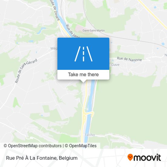 Rue Pré À La Fontaine map