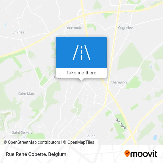 Rue René Copette map
