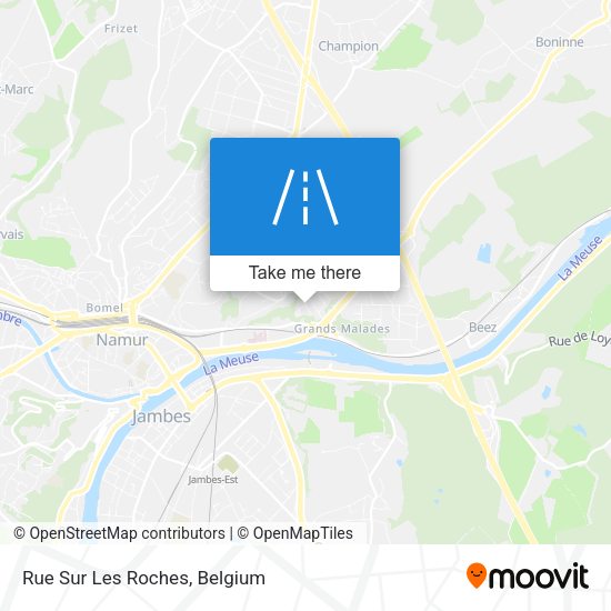 Rue Sur Les Roches plan