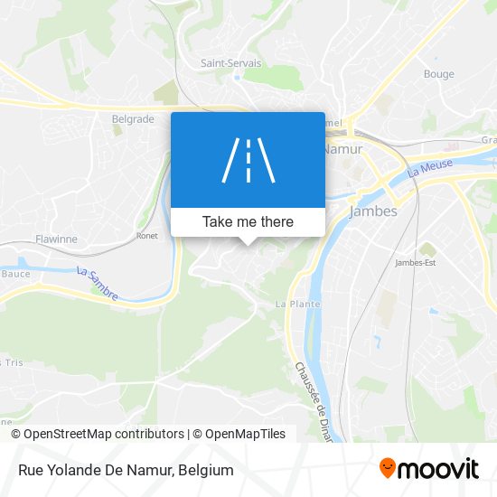 Rue Yolande De Namur map