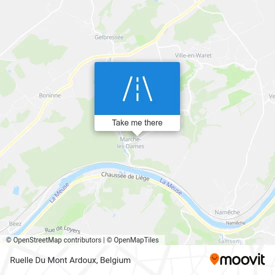 Mont Ardoux Alley map