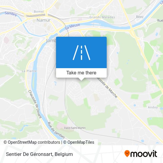 Sentier De Géronsart map