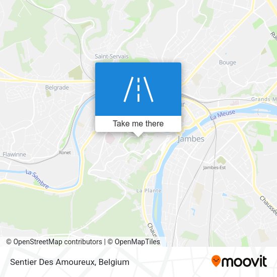 Sentier Des Amoureux plan