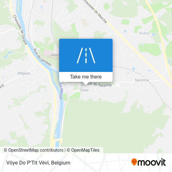 Vôye Do P'Tit Vèvî plan