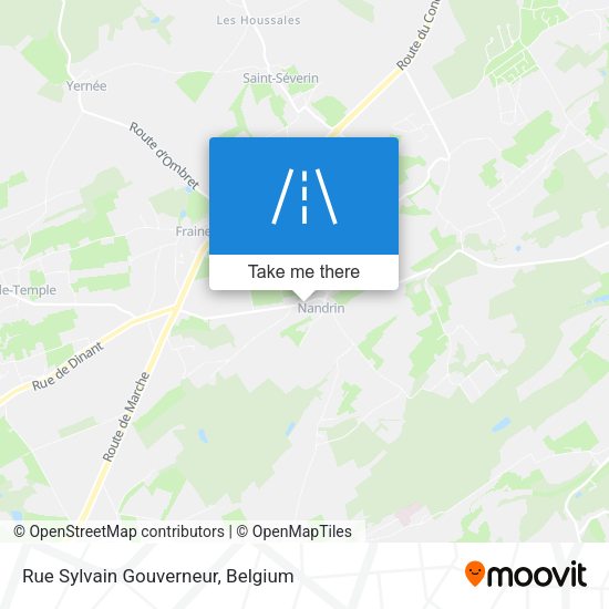 Rue Sylvain Gouverneur map