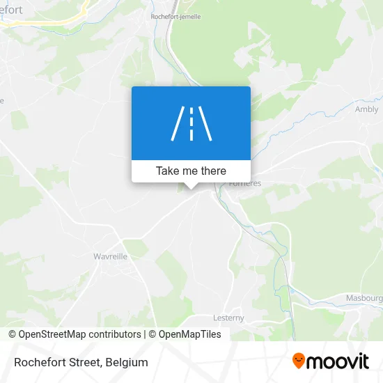 Rochefort Street map