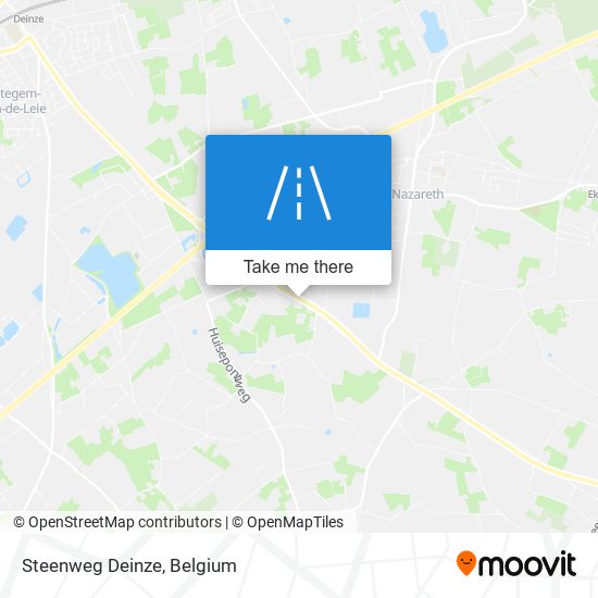 Steenweg Deinze map