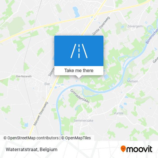 Waterratstraat map