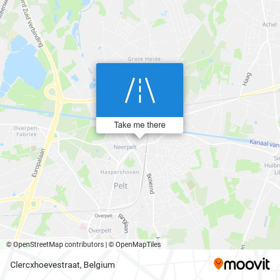 Clercxhoevestraat map