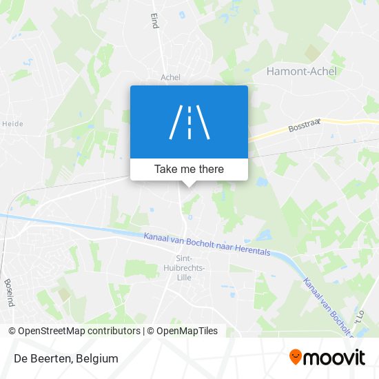 De Beerten map