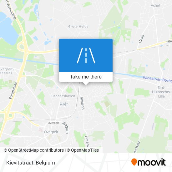 Kievitstraat map