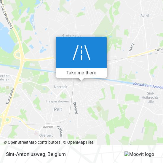 Sint-Antoniusweg map