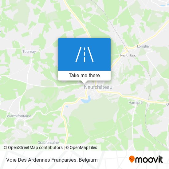 Voie Des Ardennes Françaises map