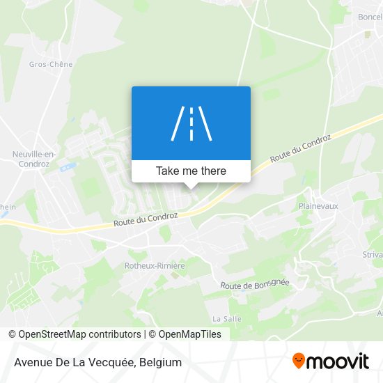 Avenue De La Vecquée map