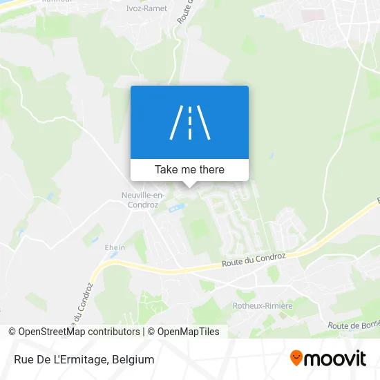 Hermitage Street map