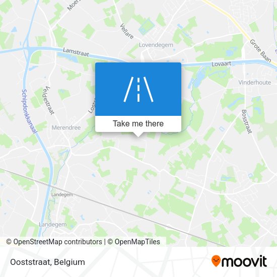 Ooststraat map