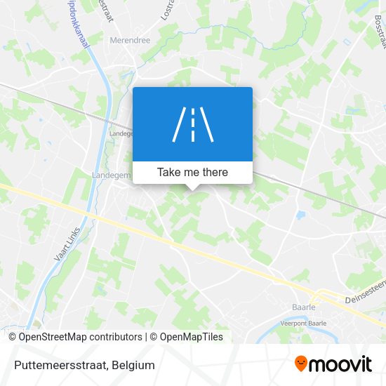 Puttemeersstraat map