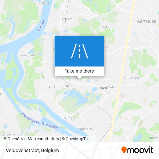 Veldovenstraat map