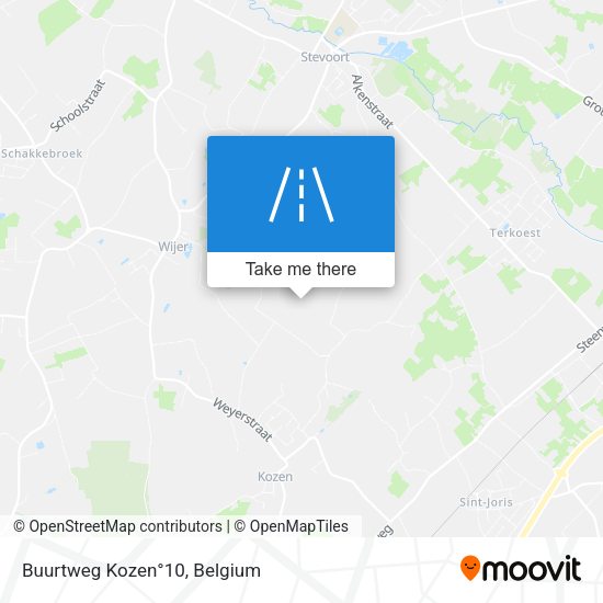 Buurtweg Kozen°10 plan