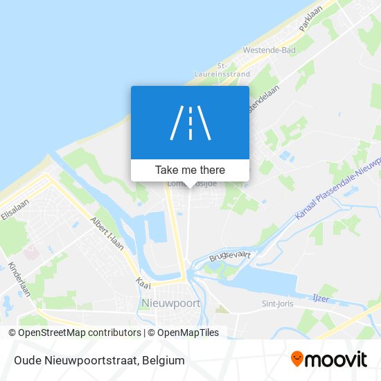 Oude Nieuwpoortstraat map