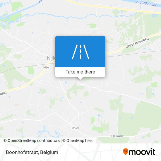 Boonhofstraat map