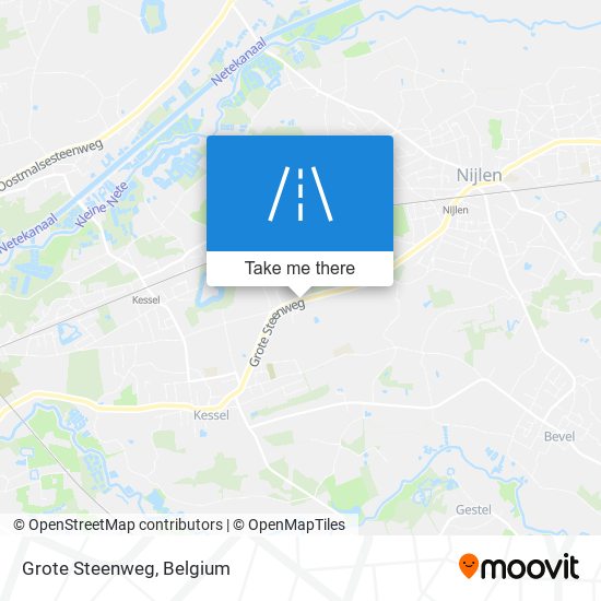 Grote Steenweg map