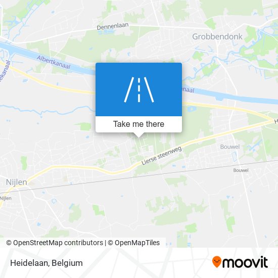 Heidelaan map