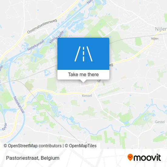 Pastoriestraat map