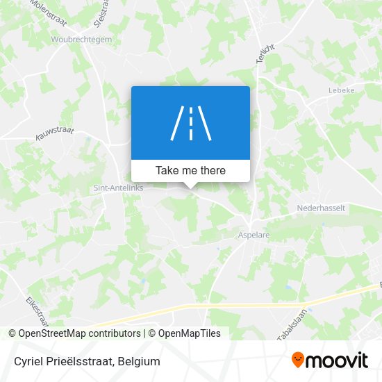 Cyriel Prieëlsstraat map