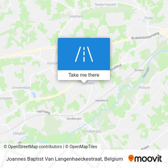 Joannes Baptist Van Langenhaeckestraat map