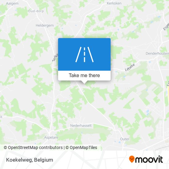 Koekelweg map