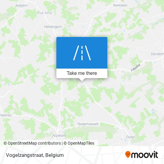 Vogelzangstraat map