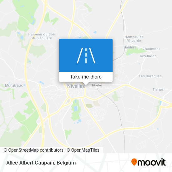 Allée Albert Caupain map