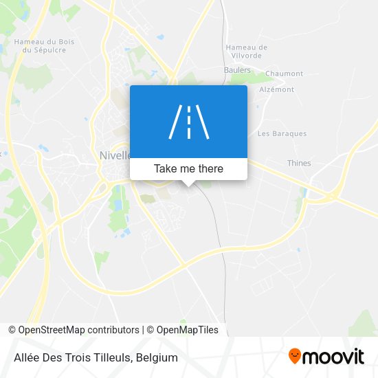 Allée Des Trois Tilleuls map