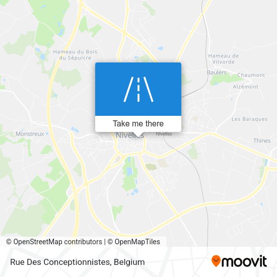 Rue Des Conceptionnistes plan