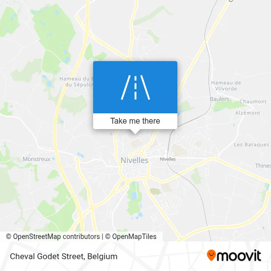 Cheval Godet Street map