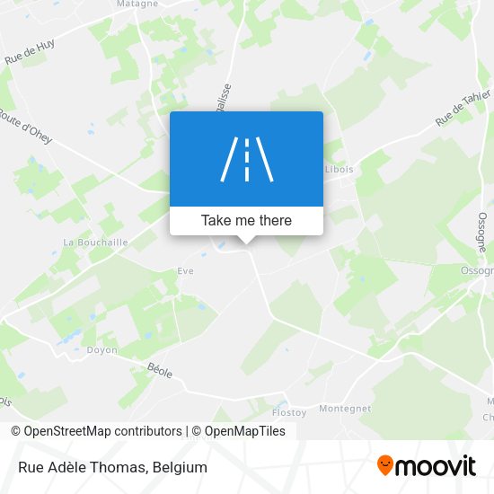 Rue Adèle Thomas plan